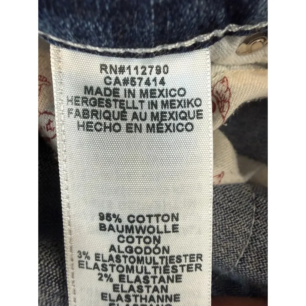 True Religion Men's Moto Biker Jeans Light Acid Wash Size 33x32 Y2K Streetwear